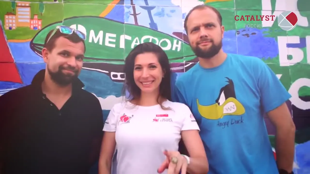 Тимбилдинг Корпоративная картина для компании Мегафон